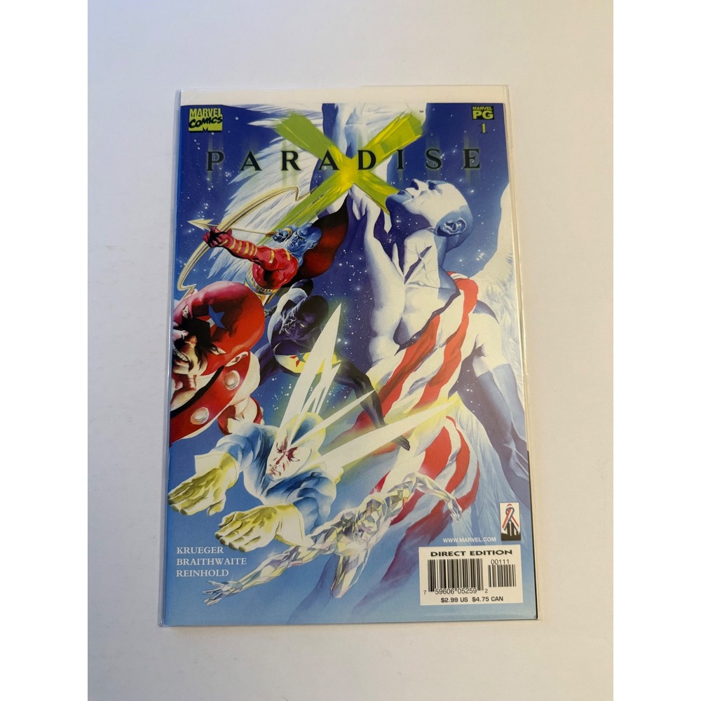Paradise X 1 Marvel Comics 2002 Alex Ross Jim Krueger Captain America Comic